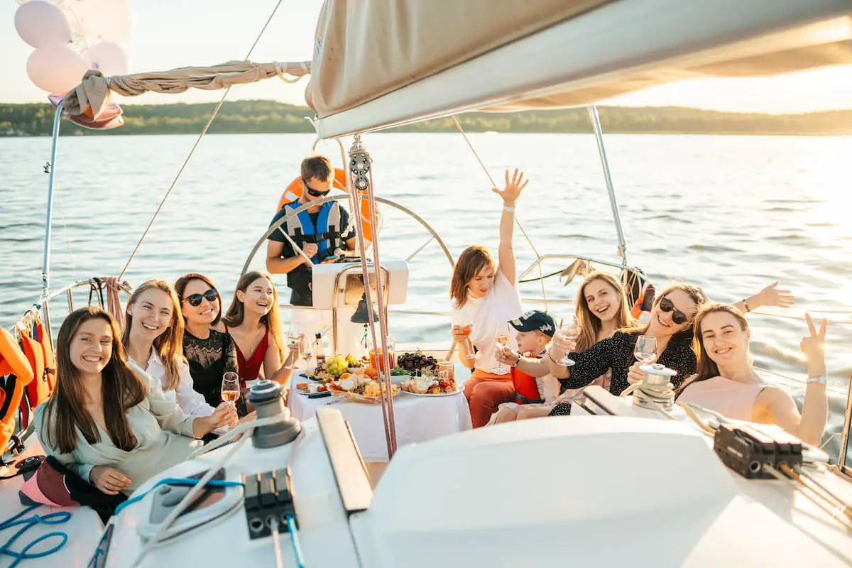 what is yacht sailing - people on a yacht